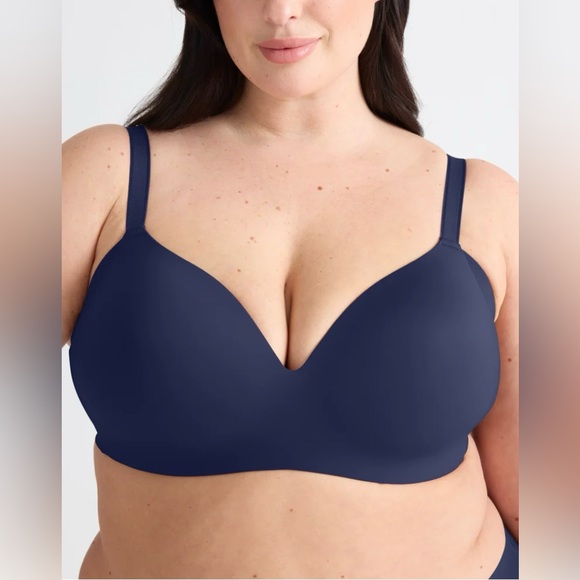 knix Other - NWOT Knix Wingwoman Wireless Bra Navy 8+